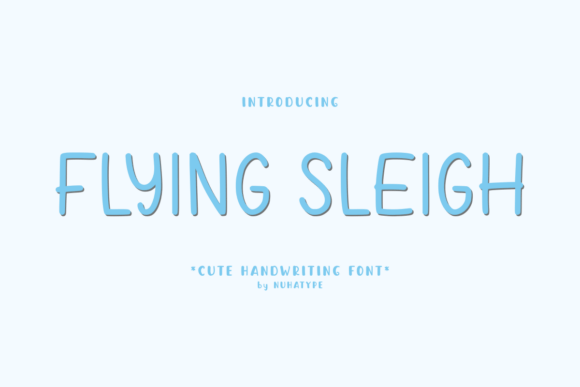 Flying Sleigh Font - Featured Image