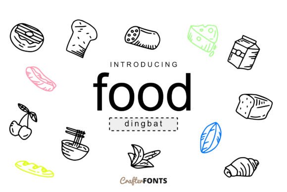 Food Doodle Font - Featured Image