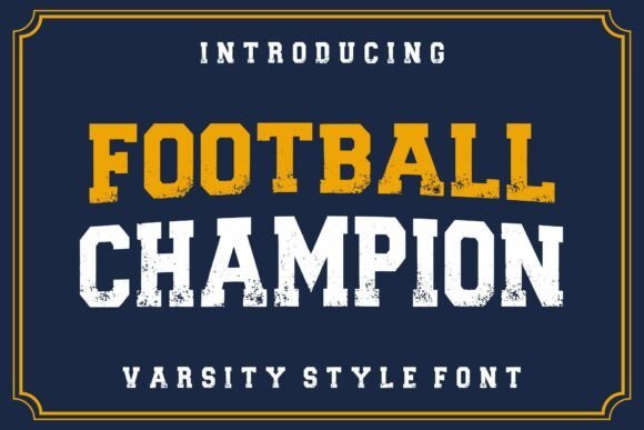 Footballchampion Regular Font - Featured Image