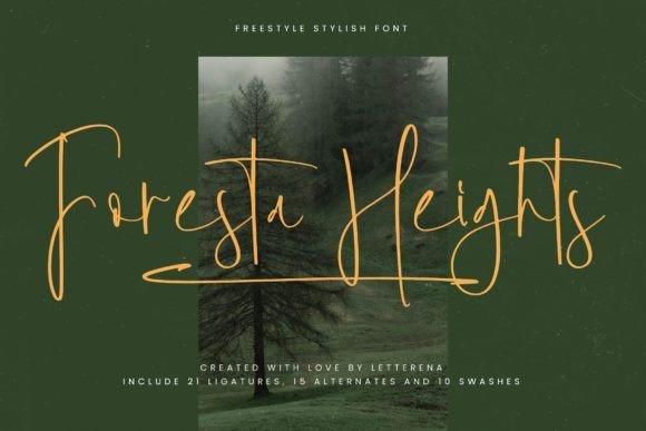 Foresta Heights Font - Featured Image