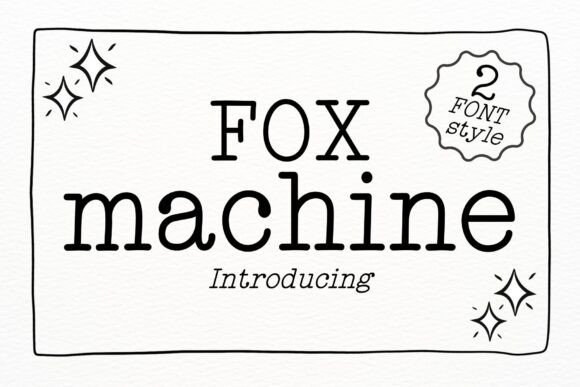 Fox Machine Font - Featured Image