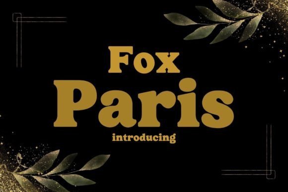 Fox Paris Font - Featured Image