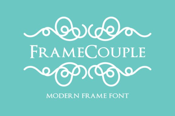 Framecouple Font - Featured Image