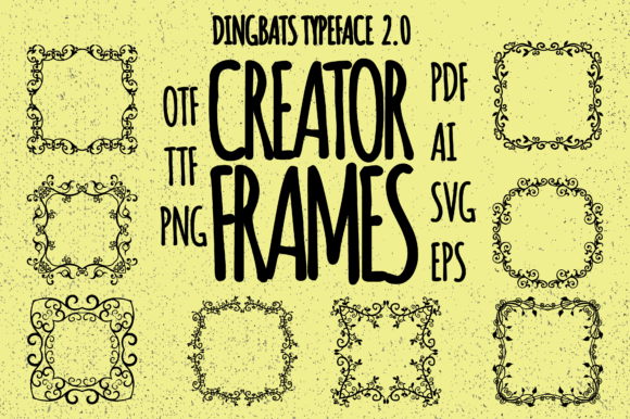 Frames Creator 2.0 Font - Featured Image