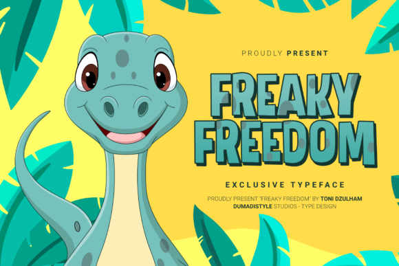 Freaky Freedom Font - Featured Image