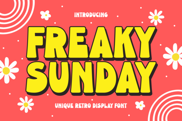 Freaky Sunday Font - Featured Image