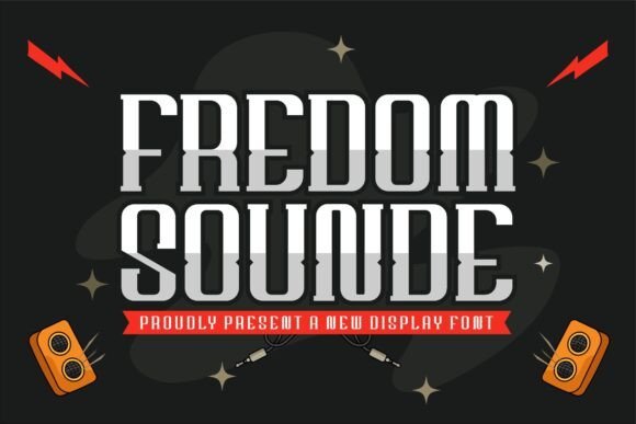 Fredom Sounde Font - Featured Image