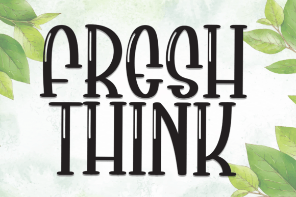 Fresh Think Font - Featured Image