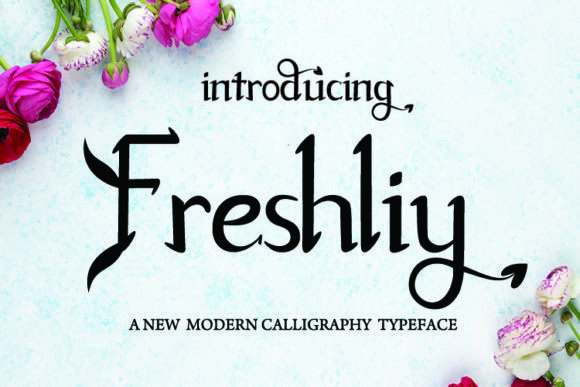 Freshliy Font - Featured Image