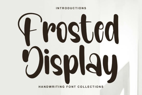 Frosted Display Font - Featured Image