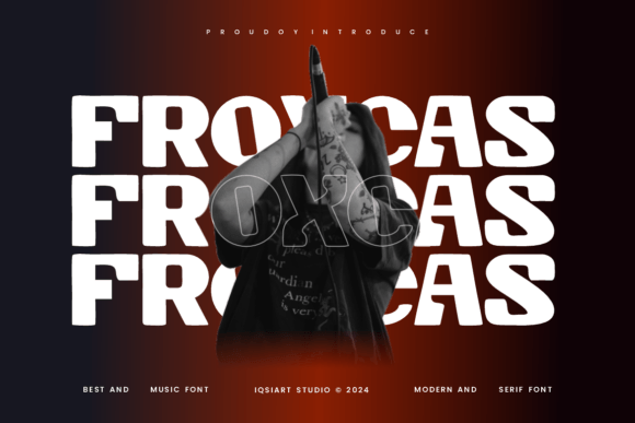 Froxcas Font - Featured Image