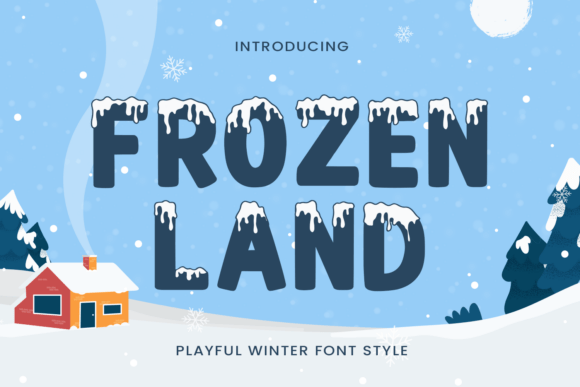 Frozenland Font - Featured Image
