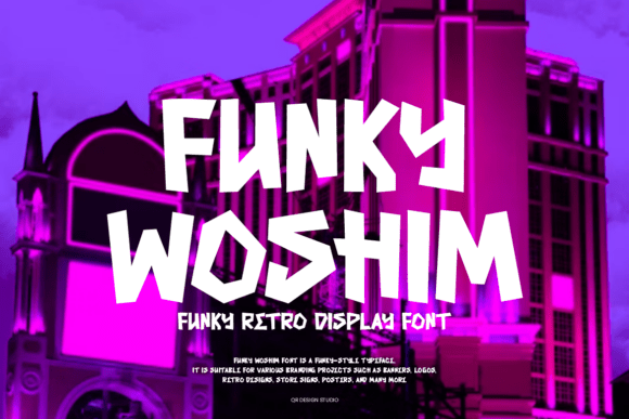 Funky Woshim Font - Featured Image