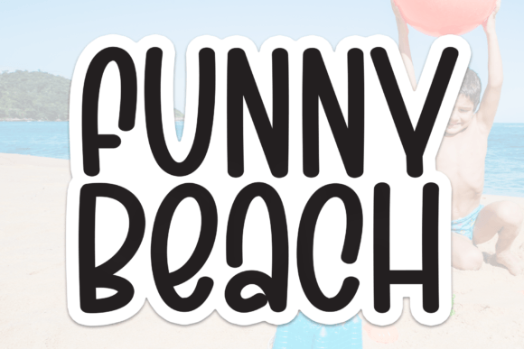 Funny Beach Font - Featured Image
