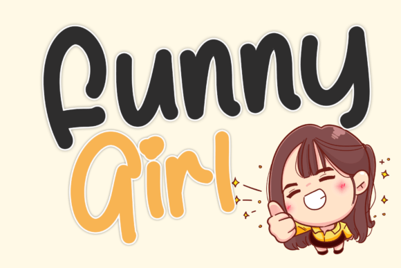 Funny Girl Font - Featured Image
