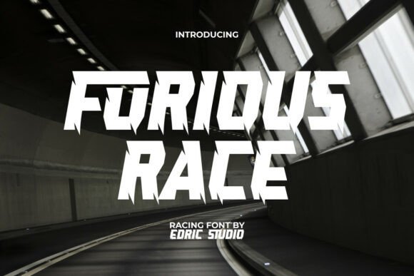 Furious Race Font - Featured Image