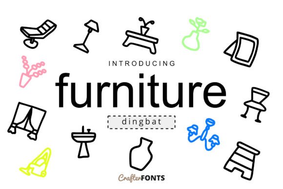 Furniture Doodle Font - Featured Image