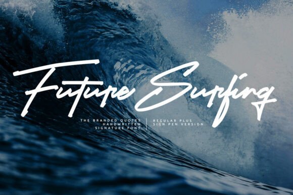 Future Surfing Font - Featured Image