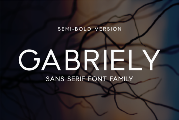 Gabriely Semi Bold Font - Featured Image