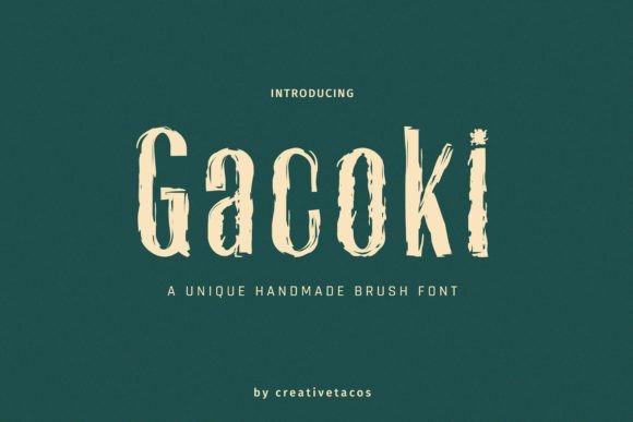 Gacoki  Font - Featured Image