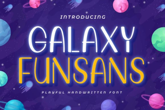 Galaxy Funsans Font - Featured Image