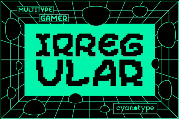 Gamer Irregular Font - Featured Image