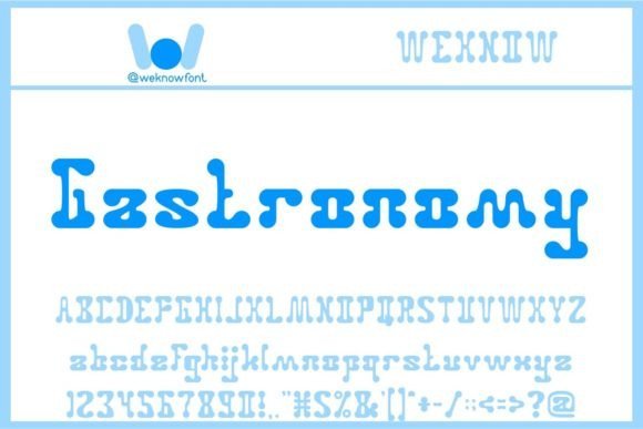 Gastronomy Font - Featured Image