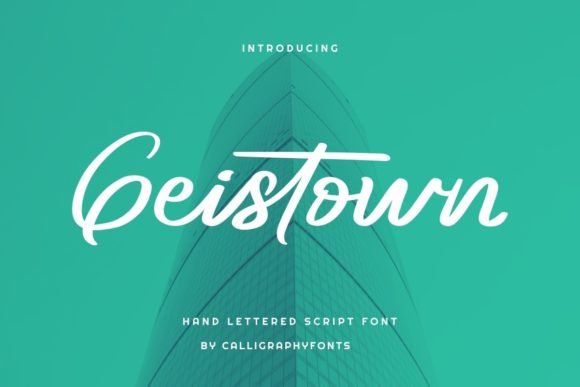 Geistown Font - Featured Image