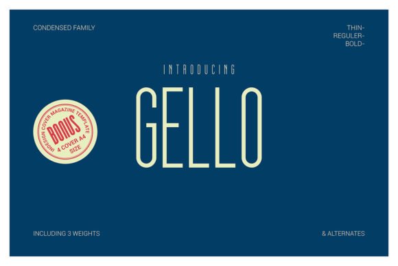 Gello Font - Featured Image