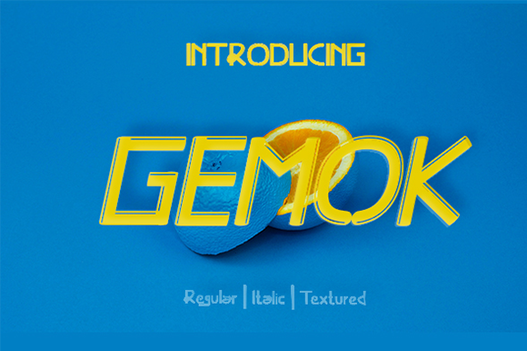 Gemok Font - Featured Image