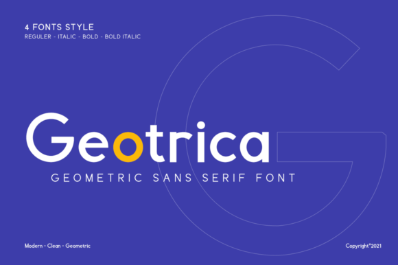 Geotrica Font - Featured Image