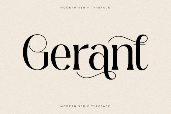 Gerant Font - Featured Image