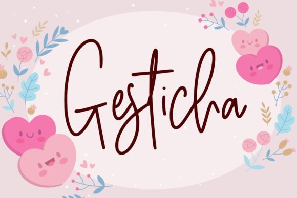 Gesticha Font - Featured Image