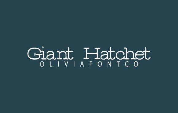 Giant Hatchet Font - Featured Image