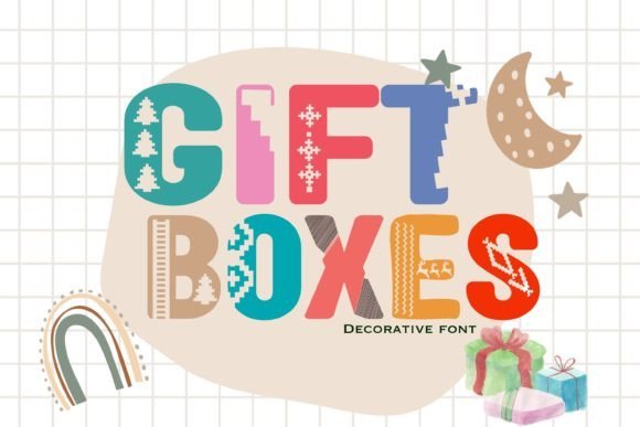 Gift Boxes Font - Featured Image