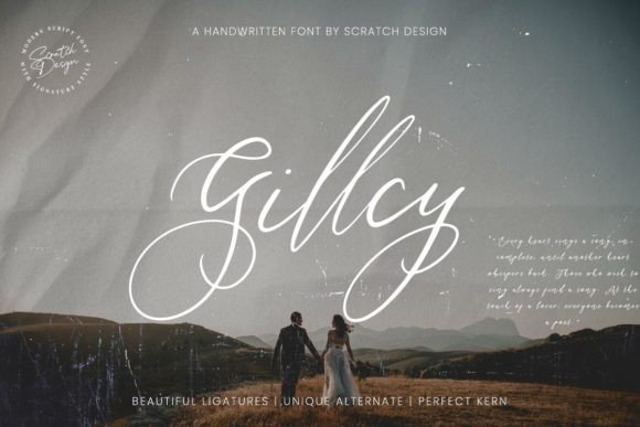 Gillcy Font - Featured Image