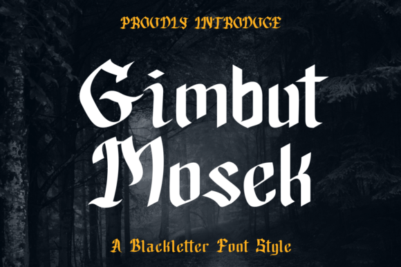 Gimbut Mosek Font - Featured Image