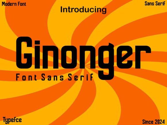 Ginonger Font - Featured Image