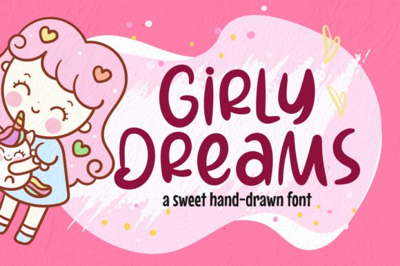 Girly Dreams Font - Featured Image