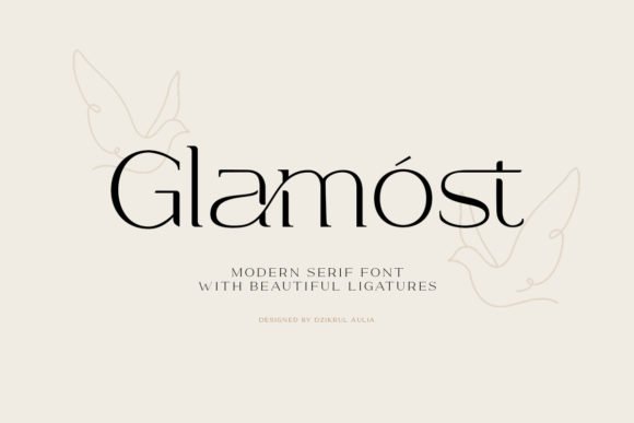 Glamost Font - Featured Image