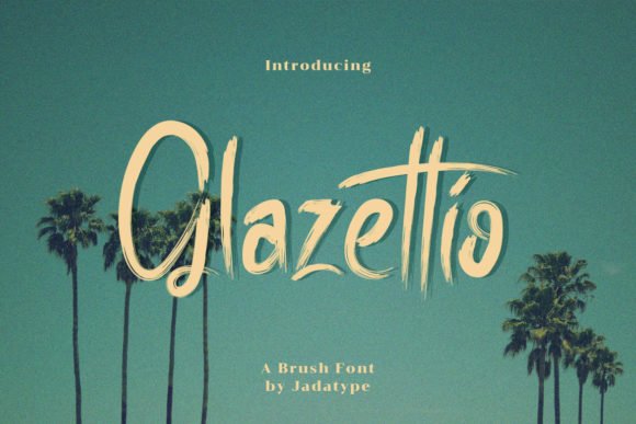Glazettio Font - Featured Image