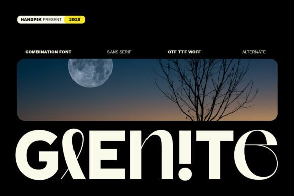 Glenite Font - Featured Image