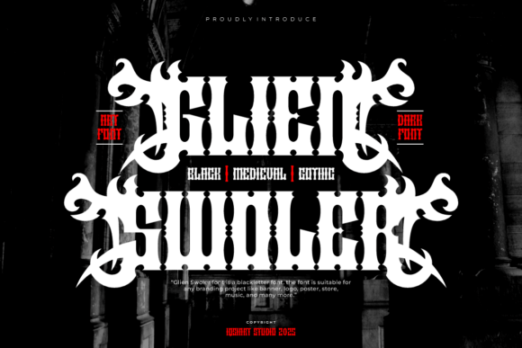 Glien Swoler Font - Featured Image