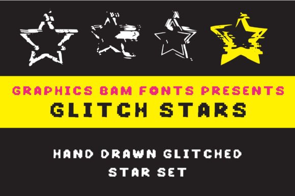 Glitch Stars Font - Featured Image