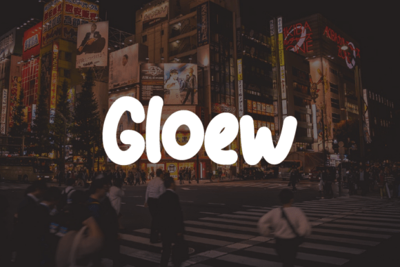 Gloew Font - Featured Image