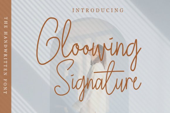 Gloowing Signature Font - Featured Image
