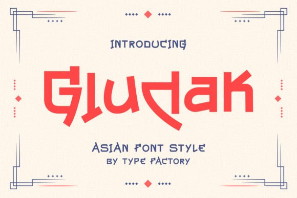Gludak Font - Featured Image
