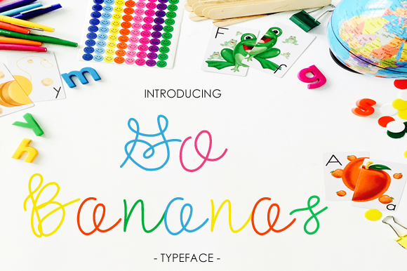 Go Bananas Font - Featured Image