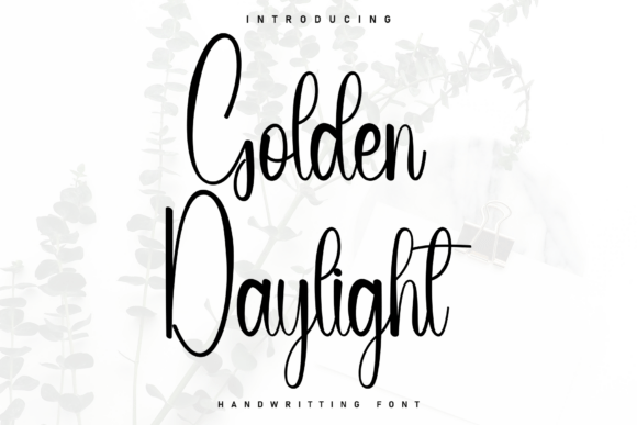 Golden Daylight Font - Featured Image