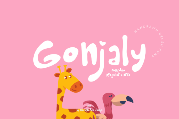 Gonjaly Font - Featured Image